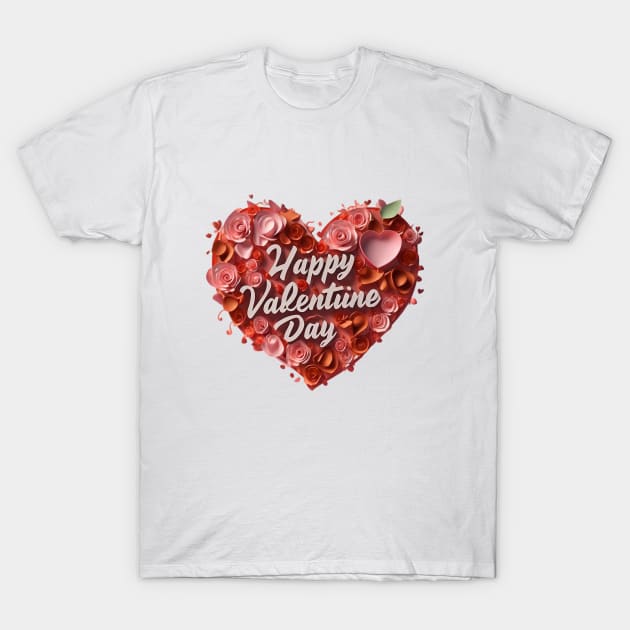 Happy Valentine Day T-Shirt by One_look